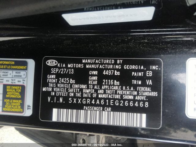5XXGR4A61EG266468 KIA Optima Sx Turbo
