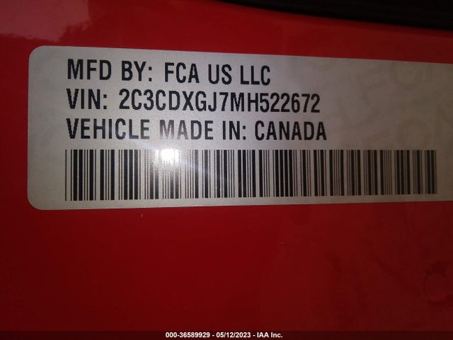 Dodge Charger Scat Pack 2021 2C3CDXGJ7MH522672 Image 9