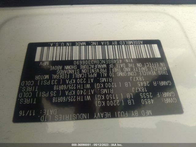 4S4BSENC0H3306690 Subaru Outback Limited
