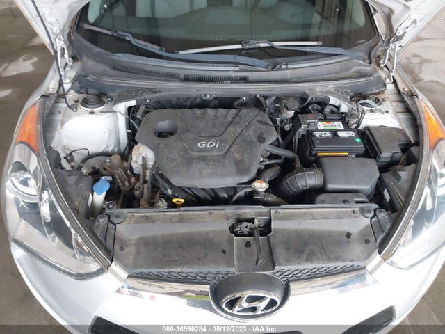 2012 HYUNDAI VELOSTER W/GRAY INT VIN: KMHTC6AD1CU064291