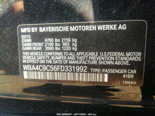 WBA4C9C56FD331992 BMW 4 Series 428i Xdrive