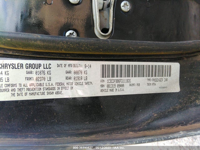 Dodge DART SXT 2015 1C3CDFBB6FD111631 Image 10