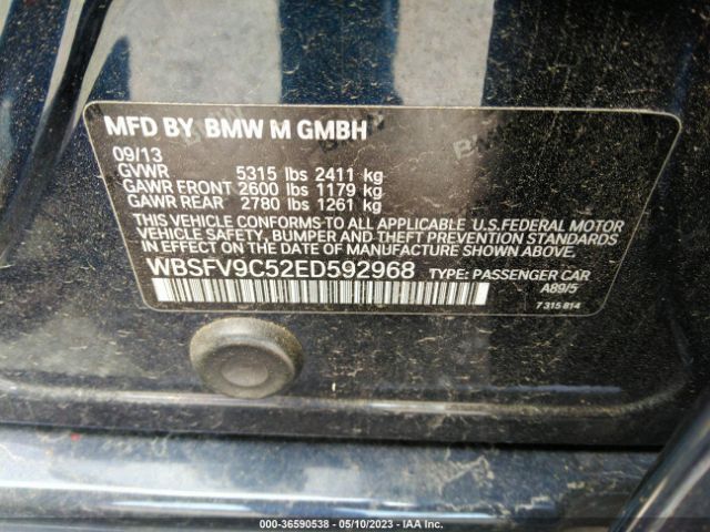 WBSFV9C52ED592968 BMW M5
