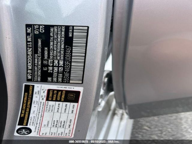 55SWF4KB3FU008467 Mercedes-Benz C-class C 300