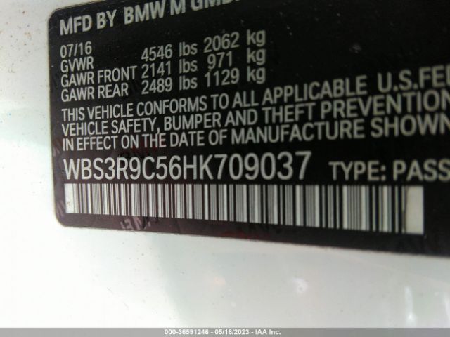 WBS3R9C56HK709037 BMW M4