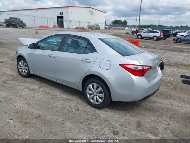 2015 TOYOTA COROLLA LE VIN: 2T1BURHEXFC427539