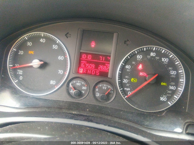 2006 VOLKSWAGEN JETTA SEDAN 2.5L VIN: 3VWRF71K46M700105