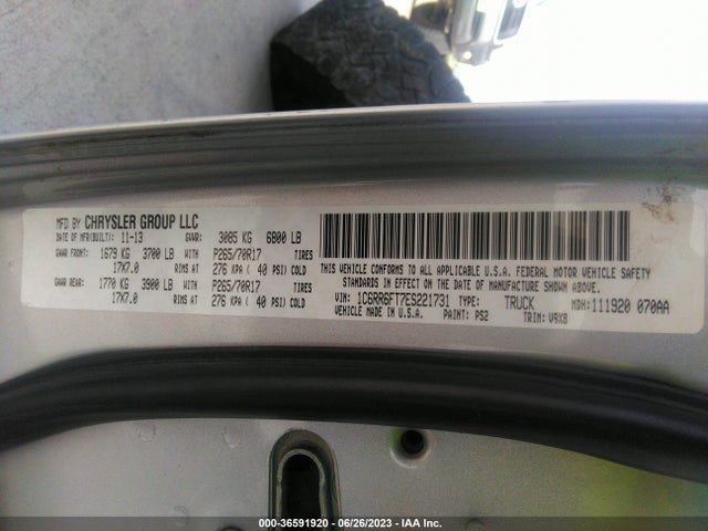 1C6RR6FT7ES221731 RAM 1500 Tradesman