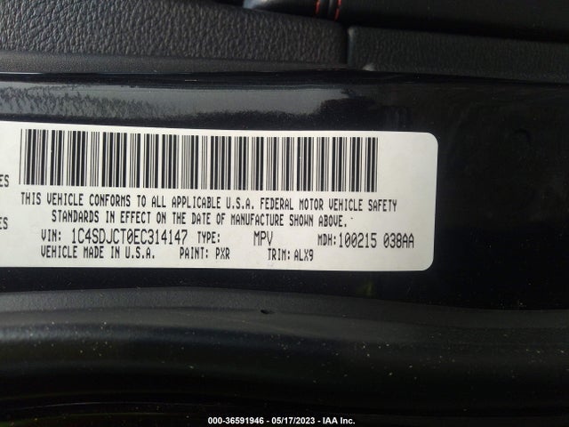 Dodge Durango R/t 2014 1C4SDJCT0EC314147 Image 9