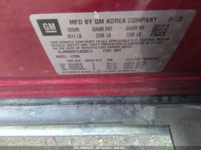 KL4MMBS27LB098513 Buick Encore Gx Fwd Preferred
