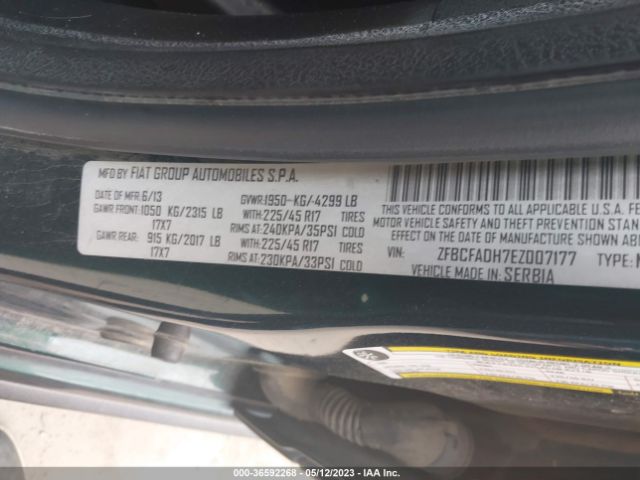 ZFBCFADH7EZ007177 Fiat 500L TREKKING