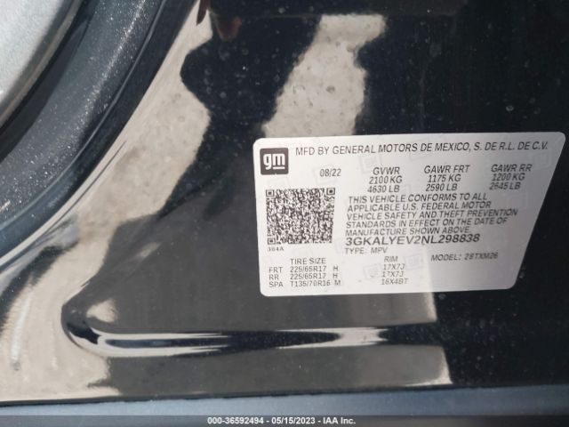 3GKALYEV2NL298838 GMC Terrain At4