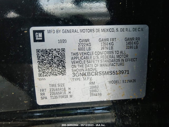 Chevrolet Blazer Lt 2021 3GNKBCRS5MS513971 Image 9