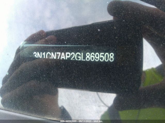 3N1CN7AP2GL869508 Nissan VERSA SV