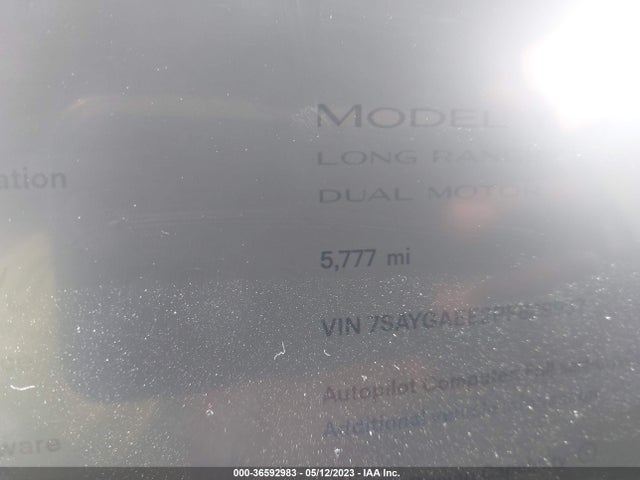 7SAYGAEE2PF609937 Tesla Model Y Long Range