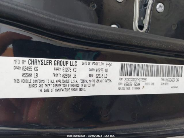 2C3CDXDT2EH272295 Dodge Charger Rt