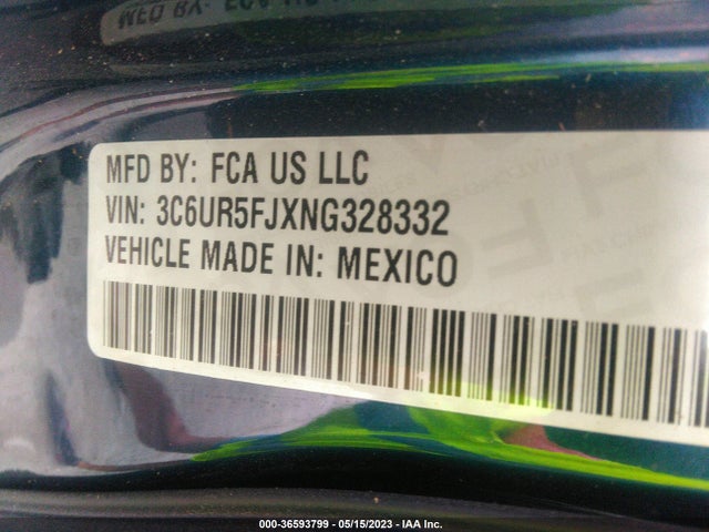 3C6UR5FJXNG328332 RAM 2500 Laramie