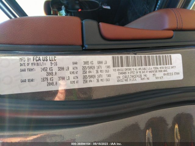 1C4RJFJT4HC674128 Jeep Grand Cherokee Summit