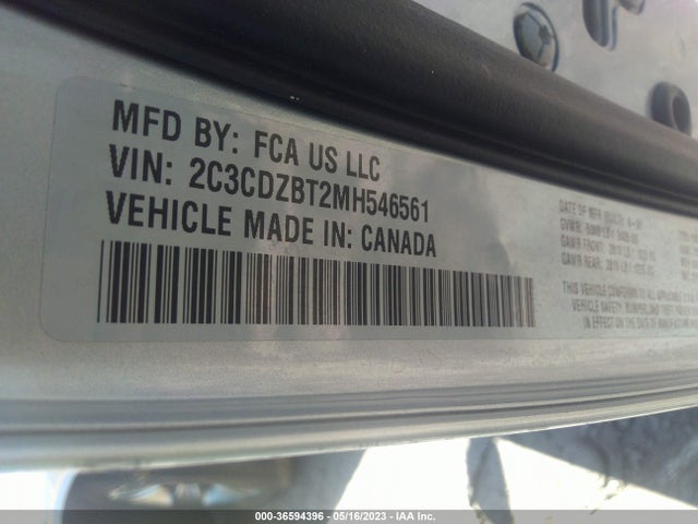 Dodge Challenger R/t 2021 2C3CDZBT2MH546561 Image 9