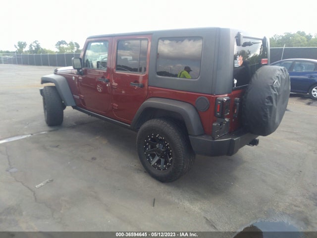 2008 JEEP WRANGLER UNLIMITED RUBICON VIN: 1J8GA691X8L631092