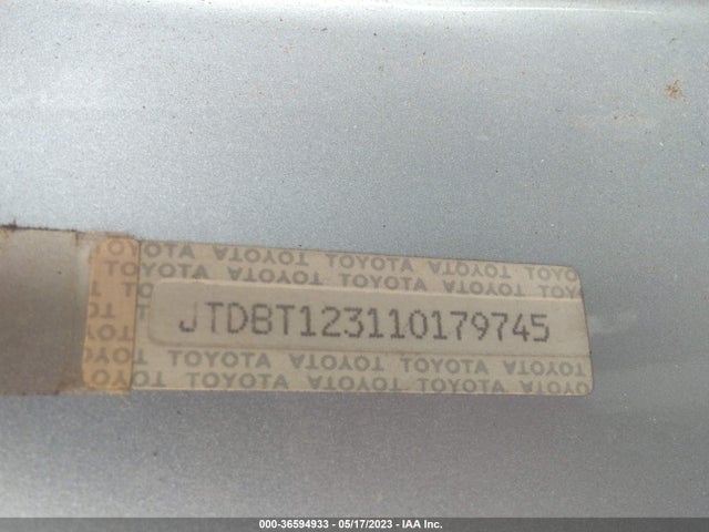 2001 TOYOTA ECHO VIN: JTDBT123110179745