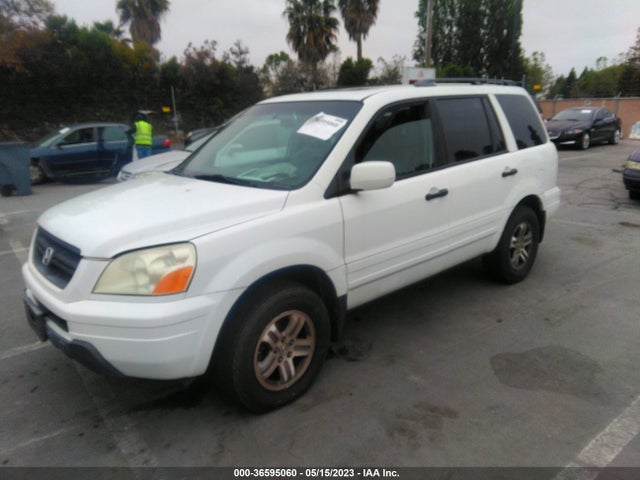 2005 HONDA PILOT EX-L WITH RES VIN: 2HKYF18645H543829