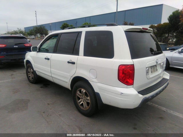 2005 HONDA PILOT EX-L WITH RES VIN: 2HKYF18645H543829