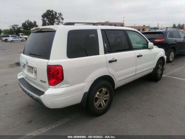 2005 HONDA PILOT EX-L WITH RES VIN: 2HKYF18645H543829