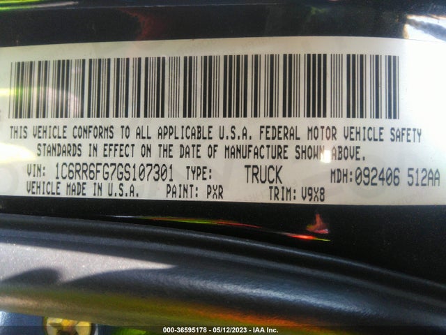 RAM 1500 Express 2016 1C6RR6FG7GS107301 Image 9