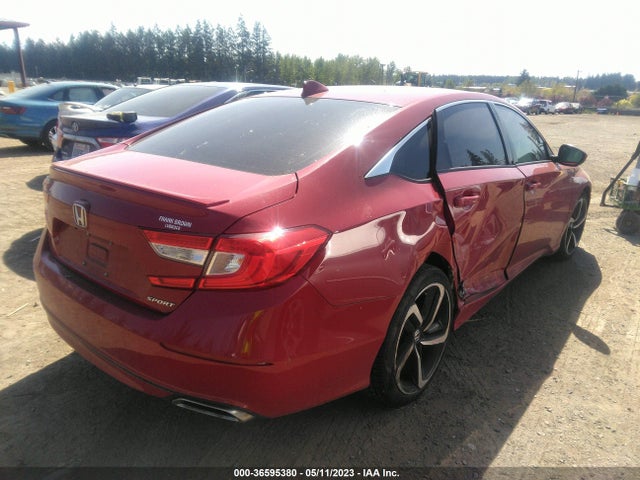 2018 HONDA ACCORD SEDAN SPORT 1.5T VIN: 1HGCV1F32JA160481