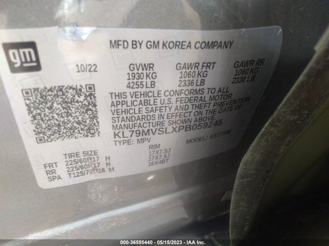 Chevrolet Trailblazer Activ 2023 KL79MVSLXPB059245 Image 9