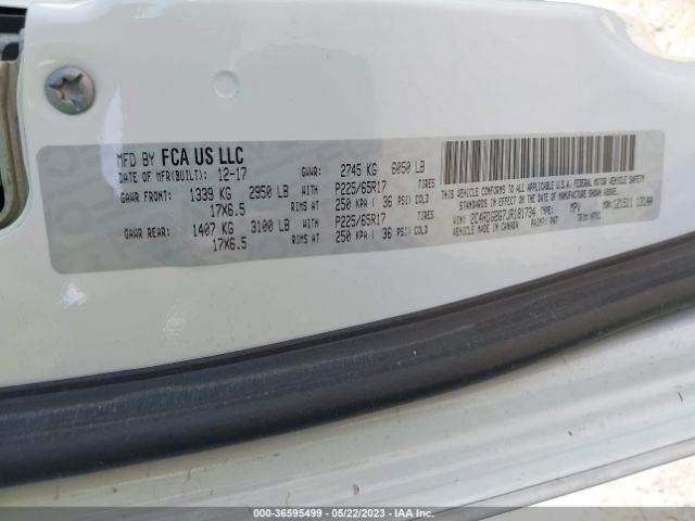 2C4RDGBG7JR181734 Dodge Grand Caravan Se