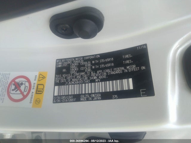 JTJBZMCA8H2017443 Lexus Rx Rx 350
