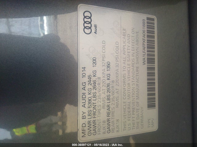 WA1LFAFPXFA061889 Audi Q5 Premium Plus