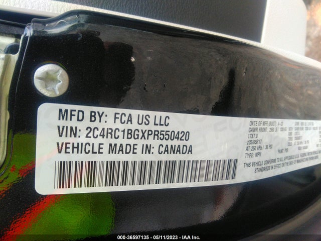 2C4RC1BGXPR550420 Chrysler Pacifica Touring L