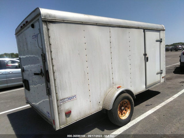 2008 PACE AMERICAN TRAILER VIN: 40LFB12178P147297