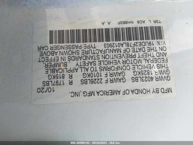 19UDE2F78LA012903 Acura Ilx Pkg