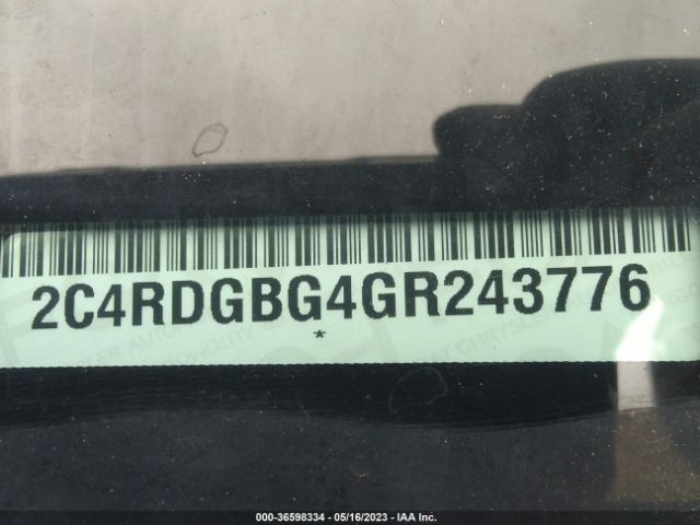 2C4RDGBG4GR243776 Dodge Grand Caravan American Value Pkg