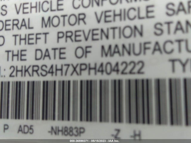 Honda Cr-v Ex-l 2023 2HKRS4H7XPH404222 Image 10