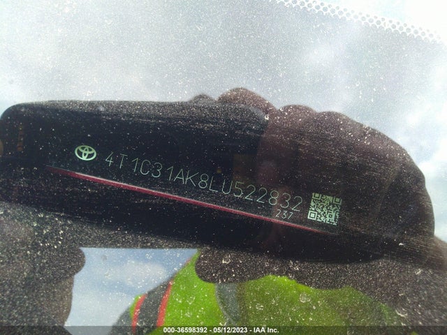 Toyota Camry Hybrid Le 2020 4T1C31AK8LU522832 Image 9