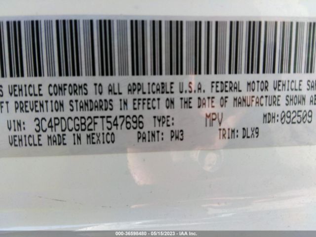 3C4PDCGB2FT547696 Dodge Journey Crossroad