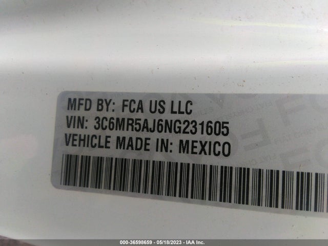 RAM 2500 Tradesman 2022 3C6MR5AJ6NG231605 Image 11