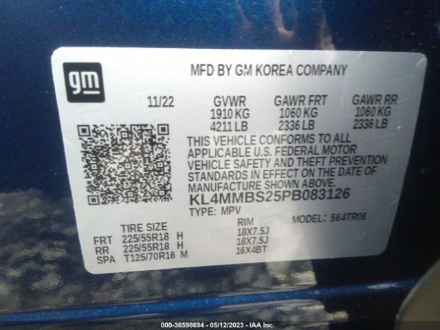 KL4MMBS25PB083126 Buick Encore Gx Preferred