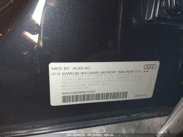 WAU32AFDXFN014987 Audi A8 L 4.0t