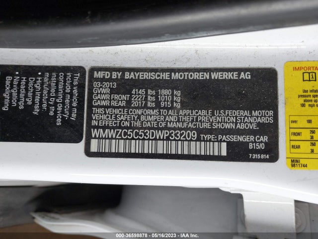 2013 MINI COUNTRYMAN WMWZC5C53DWP33209 Photo 8