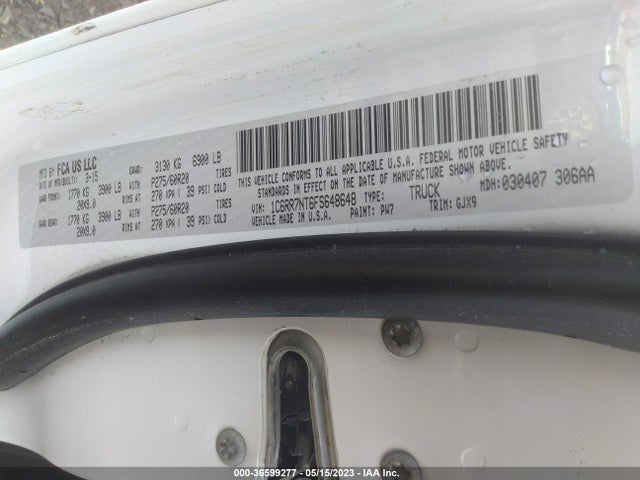 1C6RR7NT6FS648648 RAM 1500 Laramie