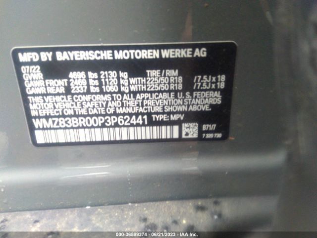 WMZ83BR00P3P62441 Mini Countryman Cooper S