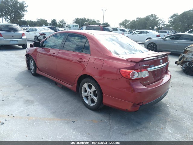 2011 TOYOTA COROLLA L/LE/S VIN: 2T1BU4EE2BC663636