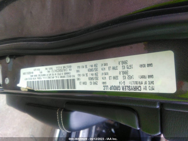 1C4RJFBGXEC541712 Jeep Grand Cherokee Limited