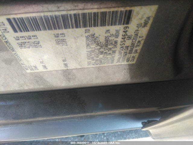 2012 NISSAN ALTIMA 2.5 S VIN: 1N4AL2AP5CN554649